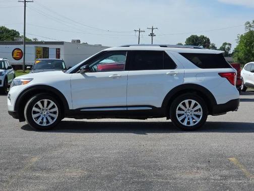 STAR WHITE MET TRI-COAT 2022 Ford Explorer LIMITED