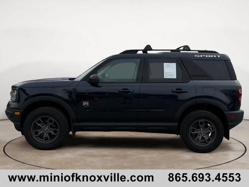 Alto Blue Metallic Tinted Clearcoat 2021 Ford Bronco Sport Big Bend