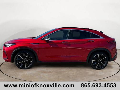 Dynamic Sunstone Red 2022 INFINITI QX55 ESSENTIAL