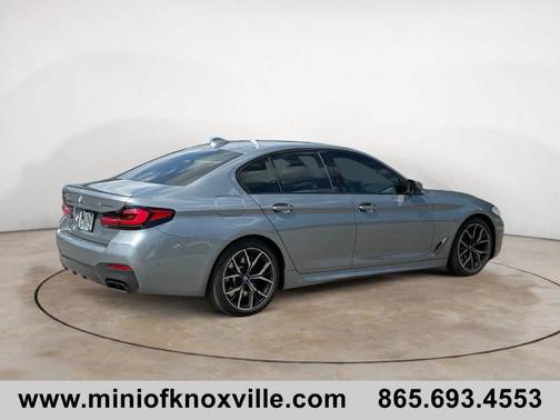 Skyscraper Gray Metallic 2023 BMW M550 i xDrive
