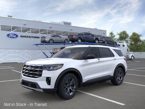 Star White Metallic Tri-Coat 2026 Ford Explorer Active