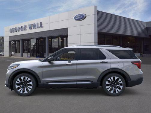 Gray 2026 Ford Explorer Platinum