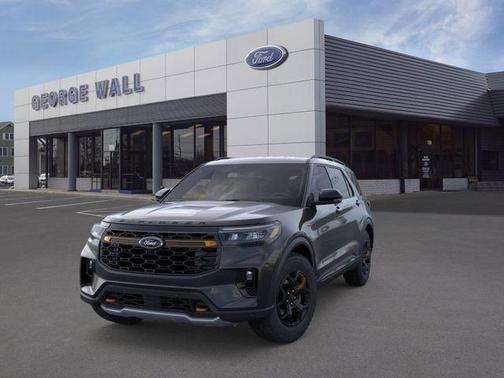 Agate Black Metallic 2026 Ford Explorer Tremor