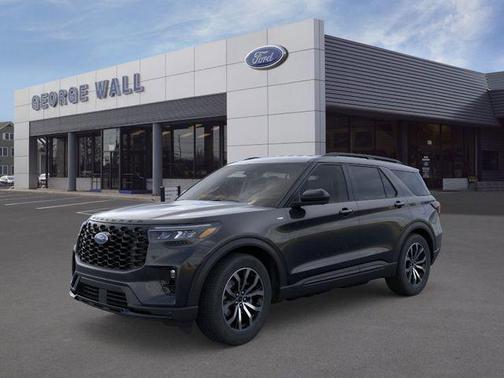 Agate Black Metallic 2026 Ford Explorer ST-Line