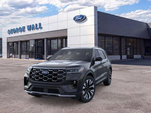 Agate Black Metallic 2026 Ford Explorer Platinum