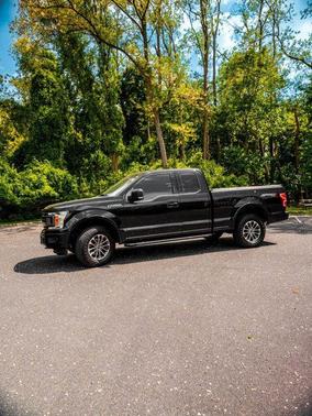 Shadow Black 2018 Ford F-150 XLT