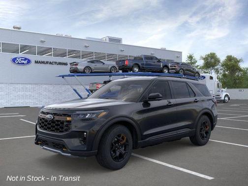 Agate Black Metallic 2026 Ford Explorer Tremor