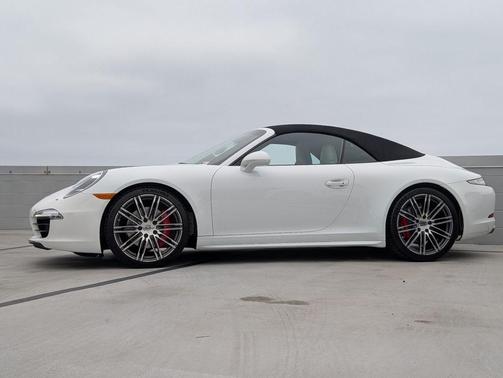 Agate Gray Metallic 2015 Porsche 911 Carrera 4S Cabriolet