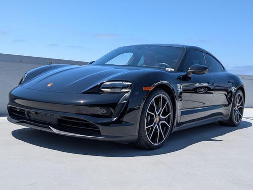 Black 2024 Porsche Taycan 4S