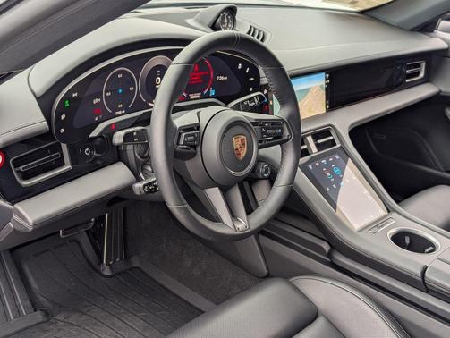 Jet Black Metallic 2025 Porsche Taycan 4S
