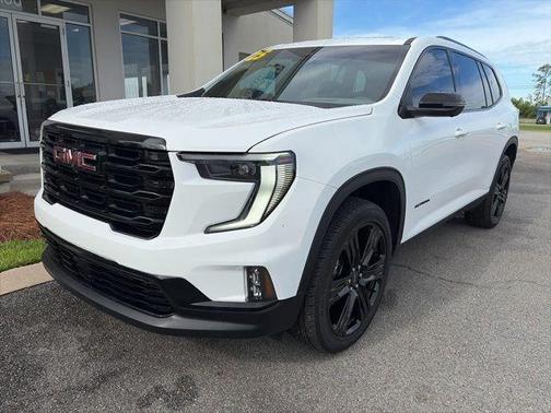 Summit White 2025 GMC Acadia Elevation