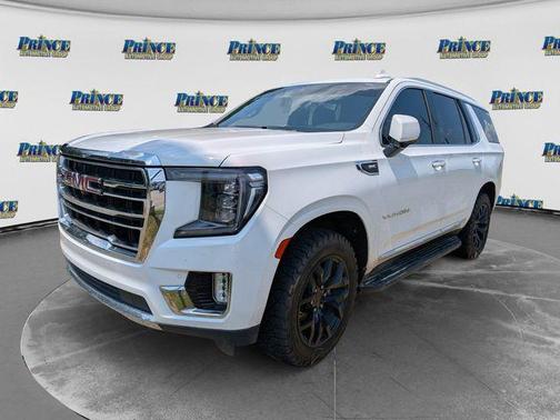 Summit White 2022 GMC Yukon SLT