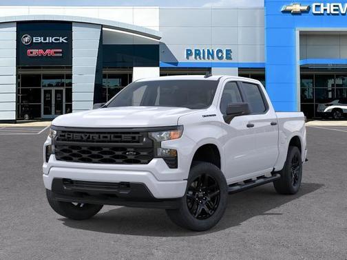 Summit White 2026 Chevrolet Silverado 1500 Custom