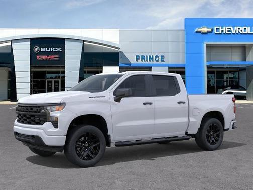 Summit White 2026 Chevrolet Silverado 1500 Custom
