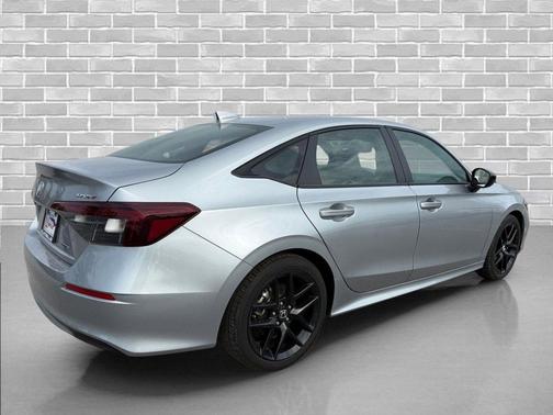 Solar Silver Metallic 2025 Honda Civic Hybrid Sport