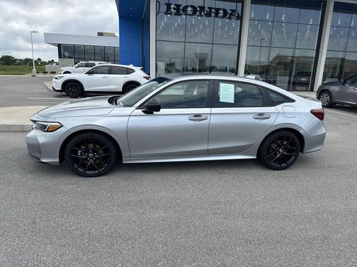 Solar Silver Metallic 2025 Honda Civic Hybrid Sport