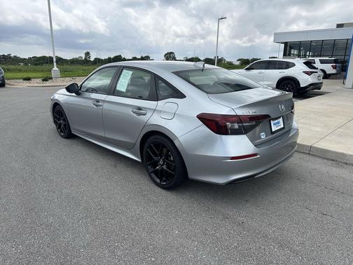 Solar Silver Metallic 2025 Honda Civic Hybrid Sport