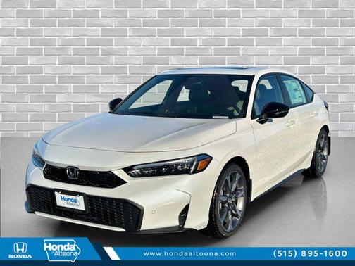 Platinum White Pearl 2026 Honda Civic Hybrid Sport Touring