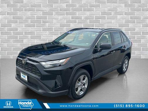 Midnight Black Metallic 2025 Toyota RAV4 Hybrid LE