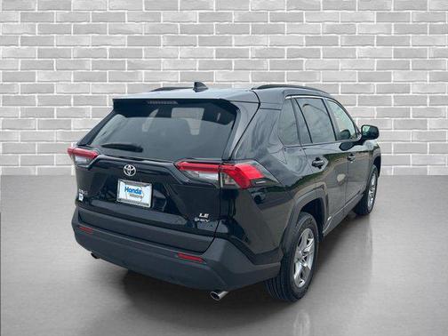 Midnight Black Metallic 2025 Toyota RAV4 Hybrid LE