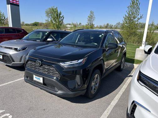 Midnight Black Metallic 2025 Toyota RAV4 Hybrid LE
