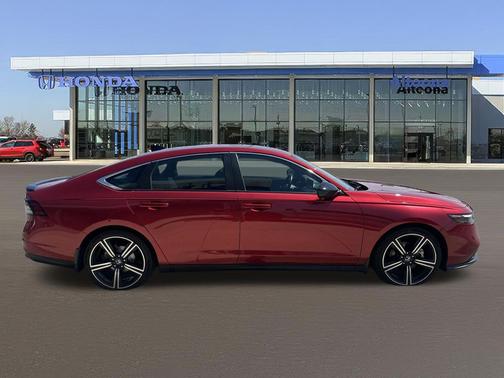 Radiant Red Metallic 2023 Honda Accord Hybrid Sport