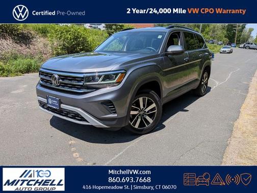 Platinum Gray Metallic 2023 Volkswagen Atlas 2.0T SE