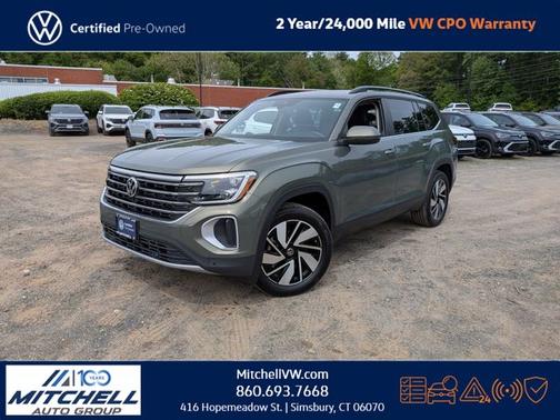 Avocado Green Pearl 2026 Volkswagen Atlas 2.0T SE W/TECHNOLOGY