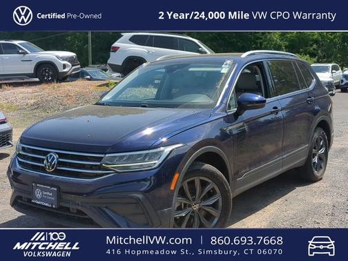 Atlantic Blue 2023 Volkswagen Tiguan 2.0T SE