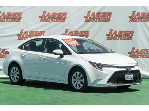 White 2020 Toyota Corolla LE
