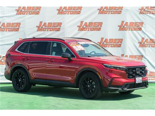 Radiant Red Metallic 2025 Honda CR-V Hybrid Sport FWD