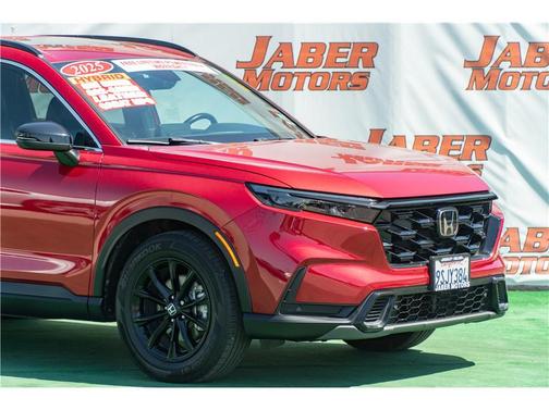 Radiant Red Metallic 2025 Honda CR-V Hybrid Sport FWD