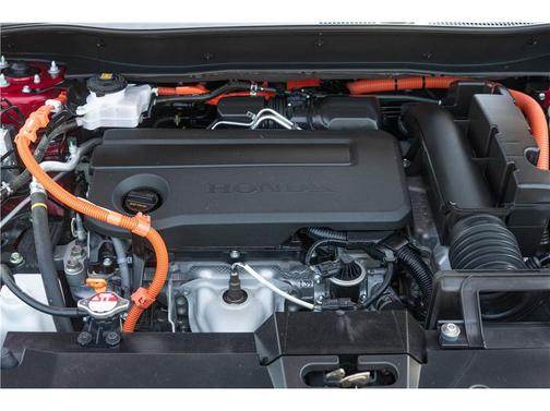Radiant Red Metallic 2025 Honda CR-V Hybrid Sport FWD