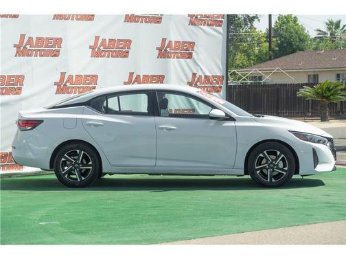 White 2025 Nissan Sentra SV