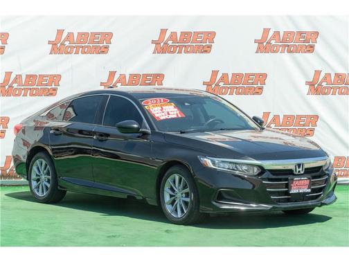 Crystal Black Pearl 2021 Honda Accord LX 1.5T