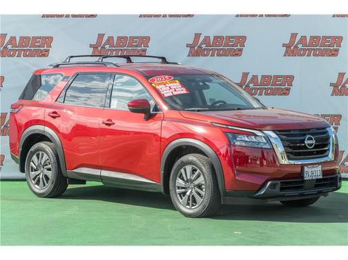 Scarlet Ember Tintcoat 2025 Nissan Pathfinder SV FWD