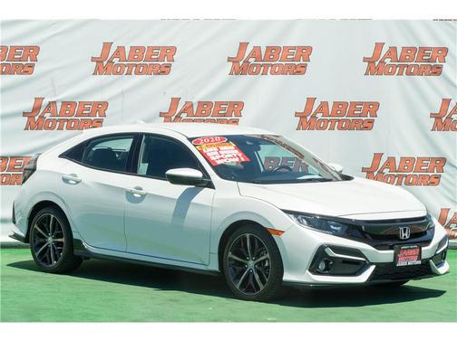 Platinum White Pearl 2020 Honda Civic Sport