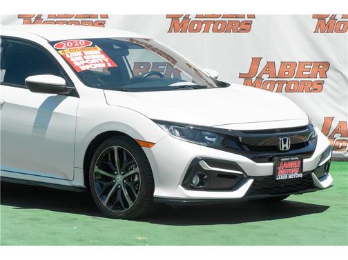 Platinum White Pearl 2020 Honda Civic Sport