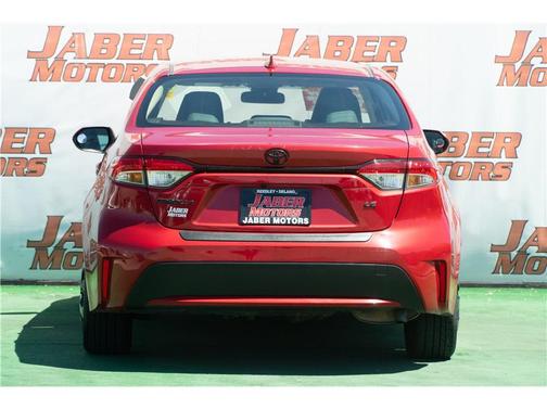 Barcelona Red Metallic 2021 Toyota Corolla LE