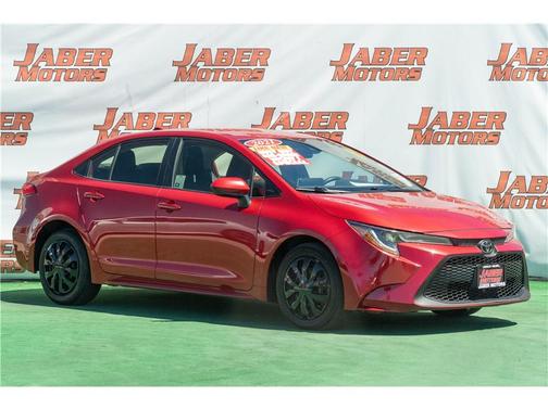 Barcelona Red Metallic 2021 Toyota Corolla LE
