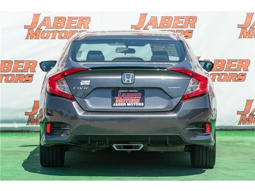 Modern Steel Metallic 2021 Honda Civic Sport