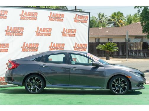 Modern Steel Metallic 2021 Honda Civic Sport