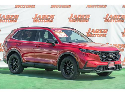 Radiant Red Metallic 2025 Honda CR-V Hybrid Sport AWD