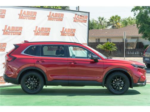 Radiant Red Metallic 2025 Honda CR-V Hybrid Sport AWD