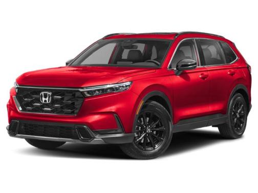 Radiant Red Metallic 2025 Honda CR-V Hybrid Sport AWD