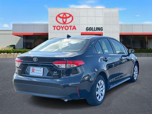 Midnight Black Metallic 2025 Toyota Corolla Hybrid LE