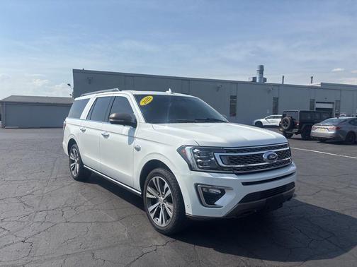 Star White Metallic Tri-Coat 2020 Ford Expedition Max King Ranch