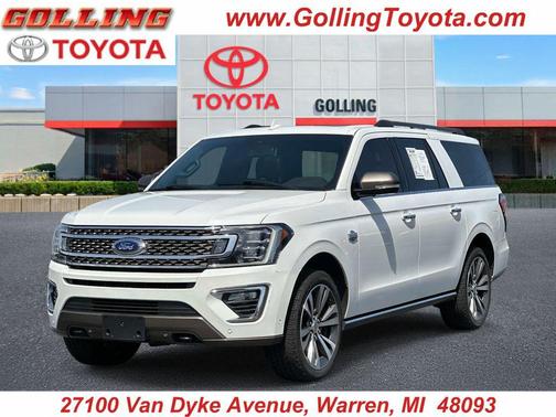 Star White Metallic Tri-Coat 2020 Ford Expedition Max King Ranch