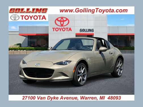 Zircon Sand Metallic 2023 Mazda MX-5 Miata RF Grand Touring
