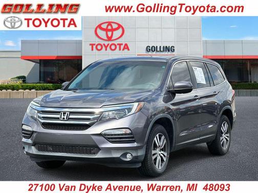 Modern Steel Metallic 2017 Honda Pilot EX-L